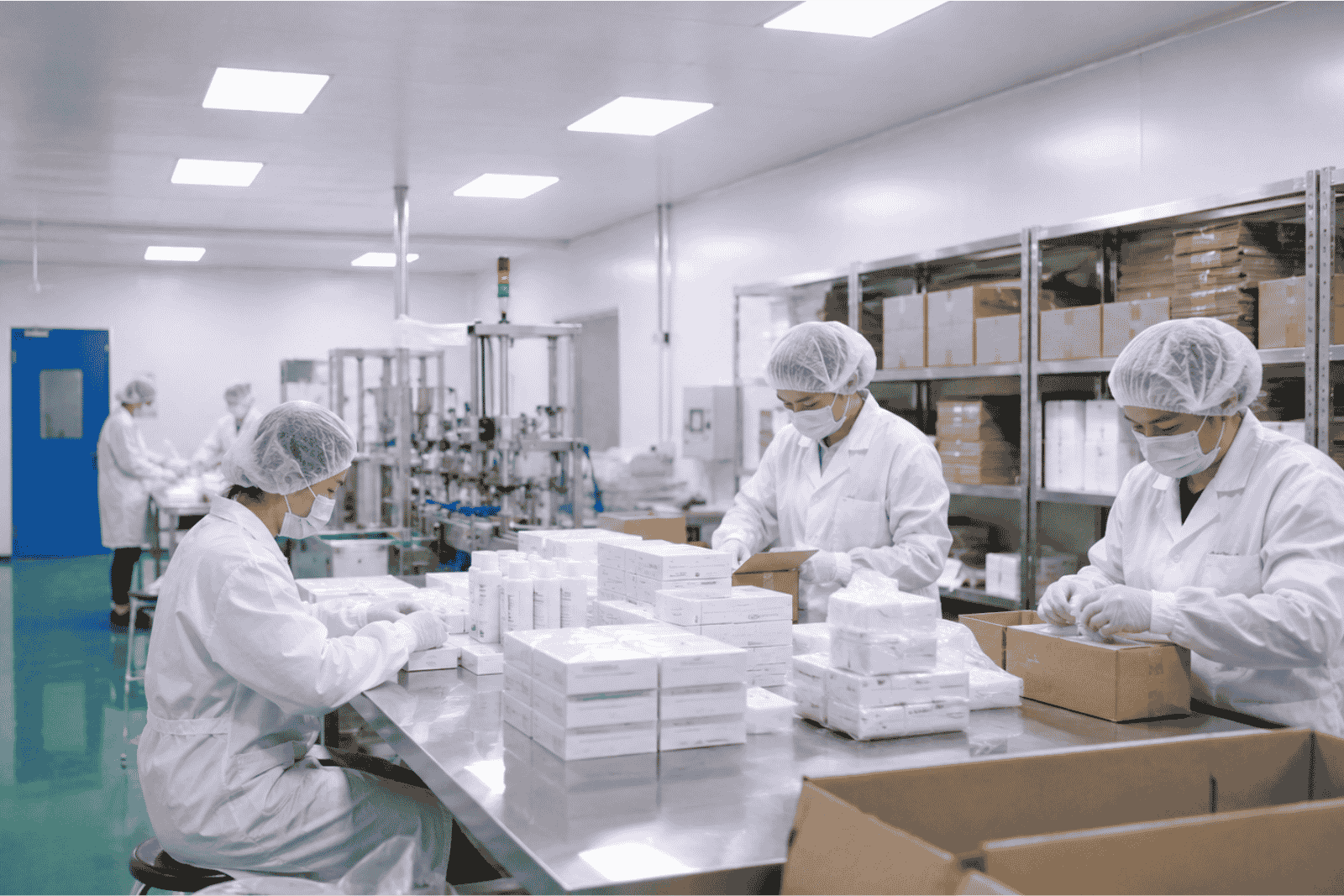 Area packing produk kosmetik SR Cosme Indonesia