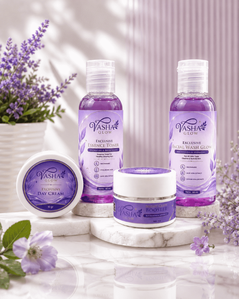 Produk portfolio Vasha Glow Exclusive Skincare Series